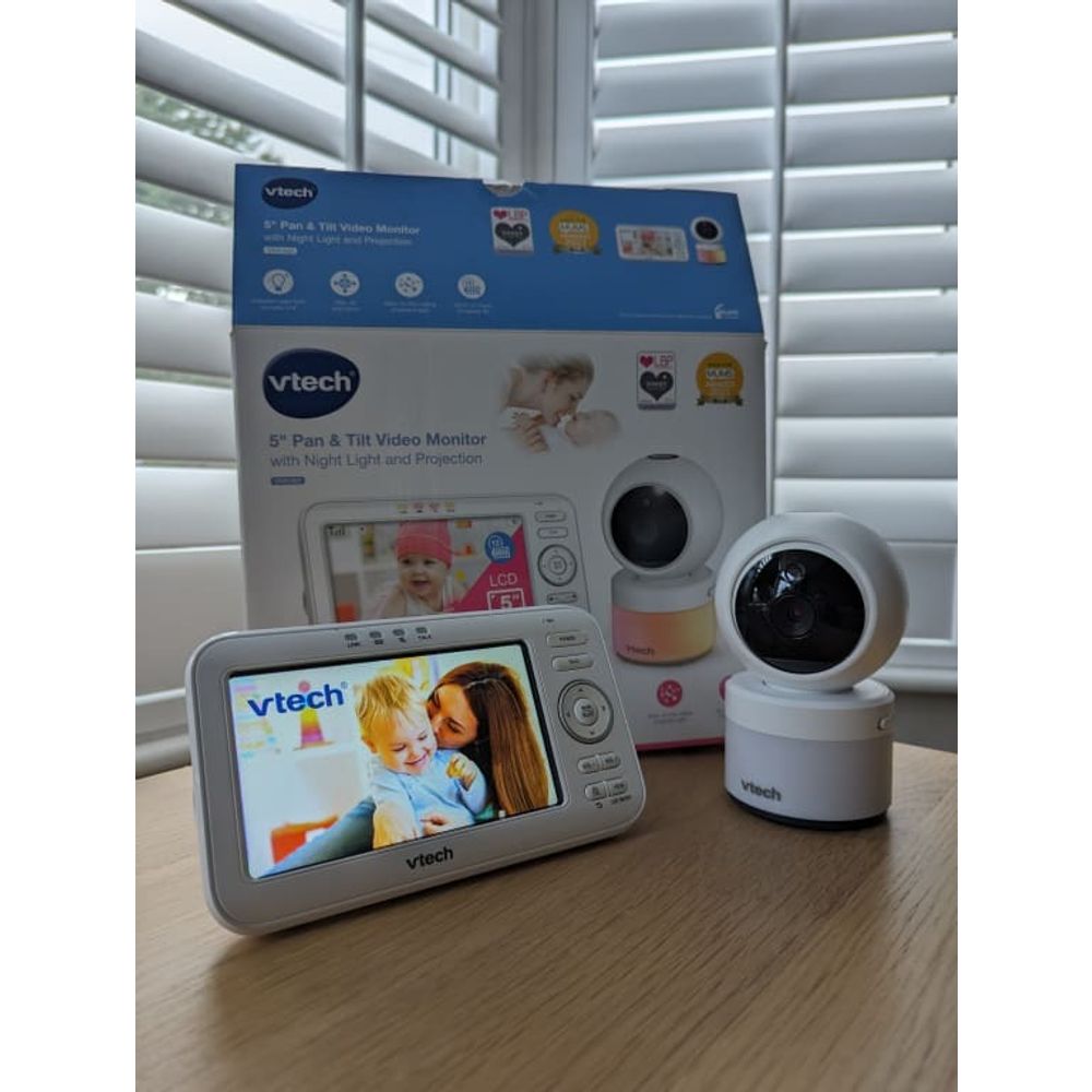 VTech Video Baby Monitor 5'' sa projektorom, noćnim svjetlom i melodijom Pan & Tilt VM5463 slika 6