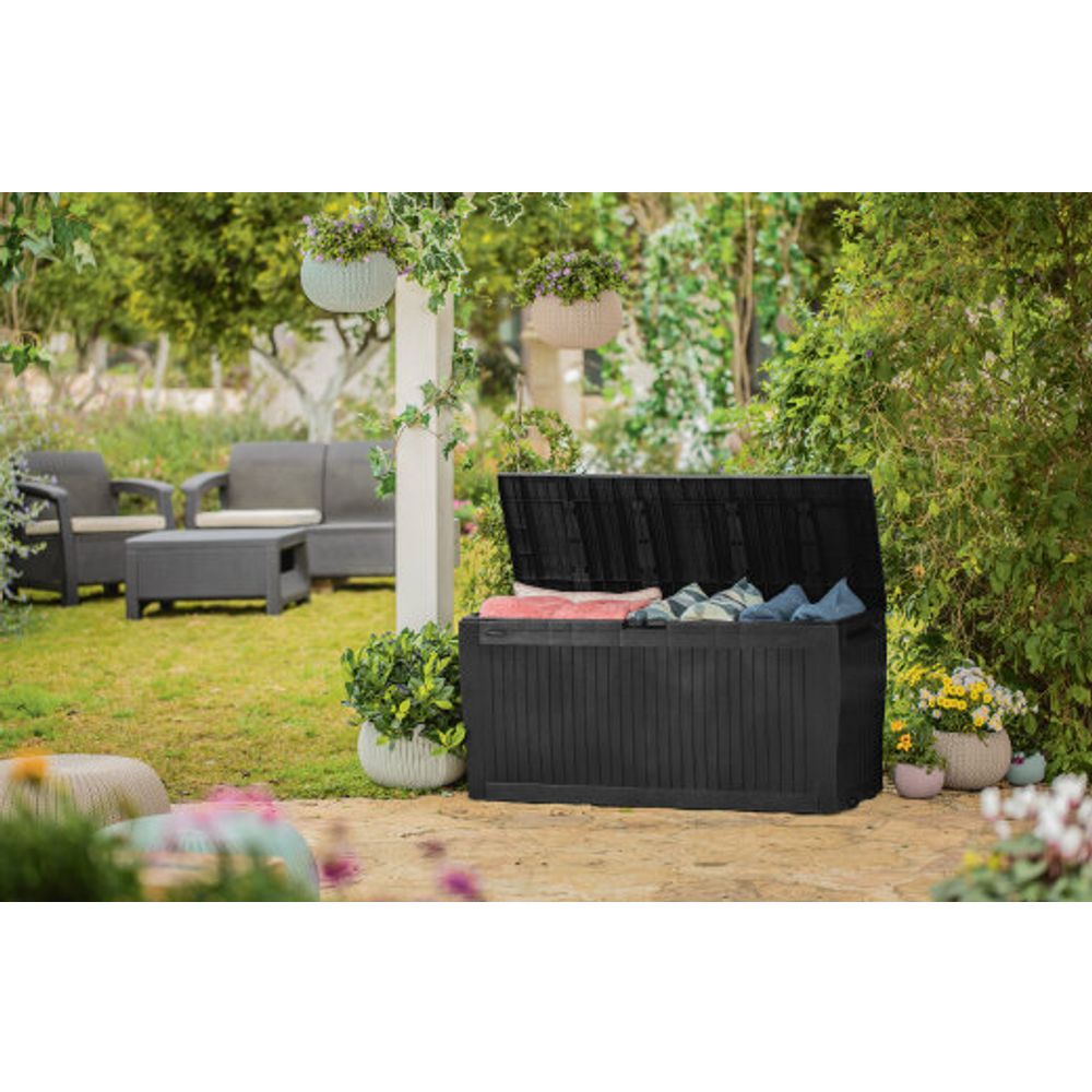Vrtni sanduk 270L sivi COMFY slika 2