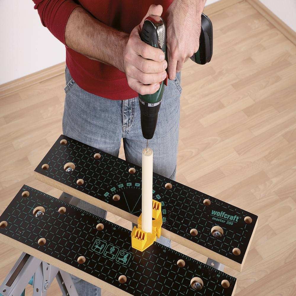 Wolfcraft Stol Radni i Stezni Master 200 / 645 x 450 x 800 mm - 6177000 slika 8
