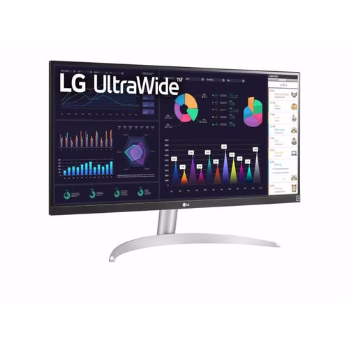LG 34WQ650-W Monitor 34" IPS 21:9 2560x1080 100Hz 5ms GtG HDMI DP USB C freesync VESA visina srebrna slika 2