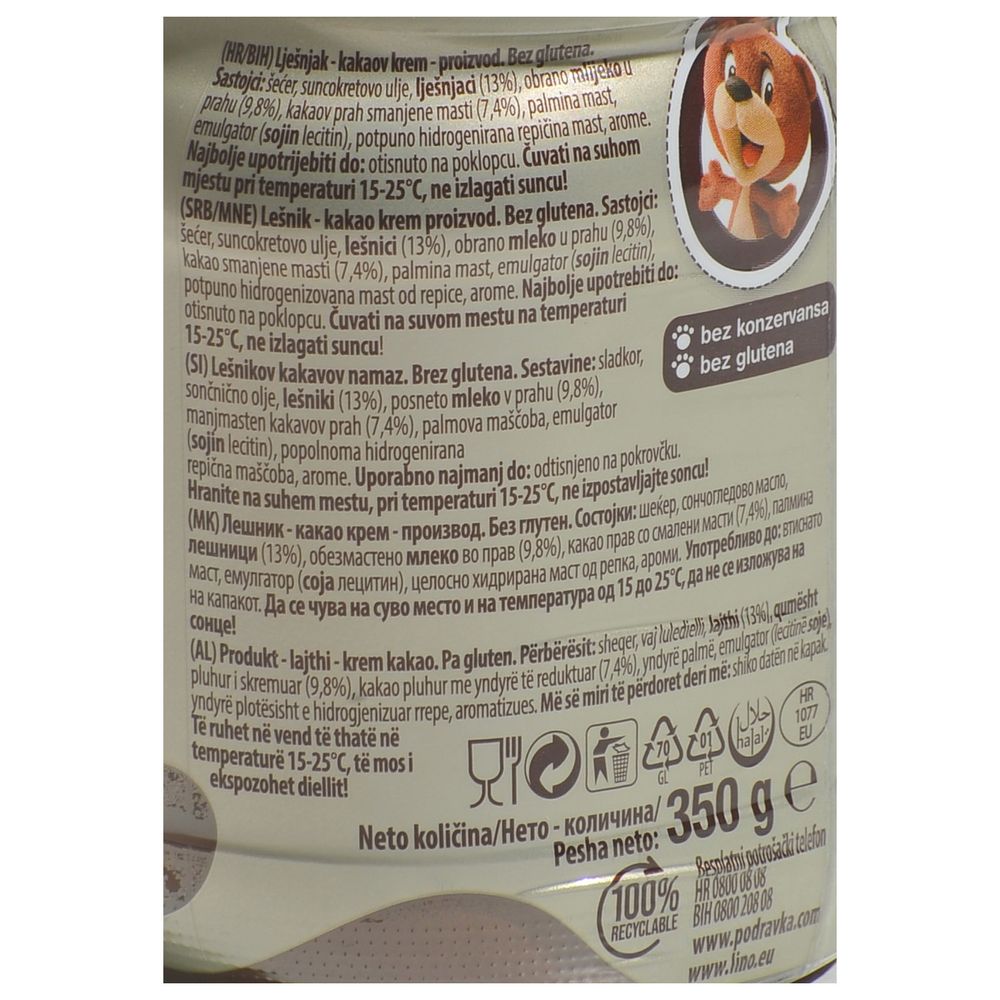Lino Lada Gold Creamy namaz bez glutena 350 g slika 2