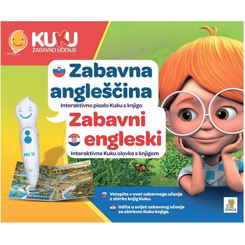 Interaktivna Kuku olovka sa knjigom - Zabavni engleski  slika 2