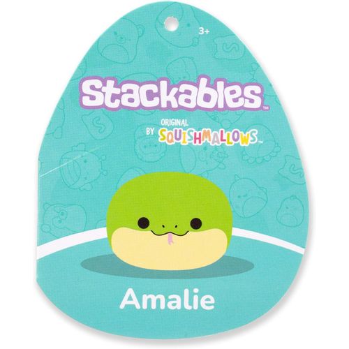 Squishmallows Stackables 30cm Amalie - zelena zmija slika 3