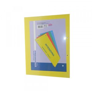 Pregradni karton A4 295x230mm 1/100 pastel žuti