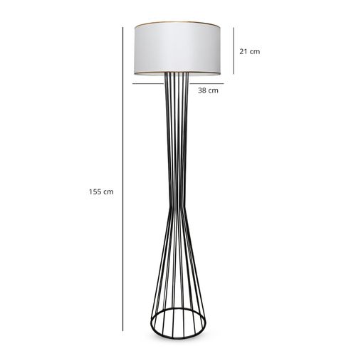 Opviq AYD-3060 Bela Podna Lampa slika 3