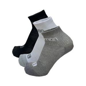 čarape Salomon Active 3 P Black/White/Grey
