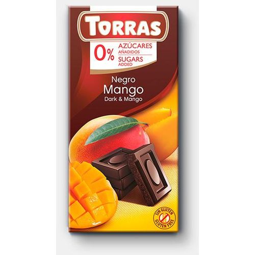 Torras Tamna čokolada s mangom 75 G slika 1