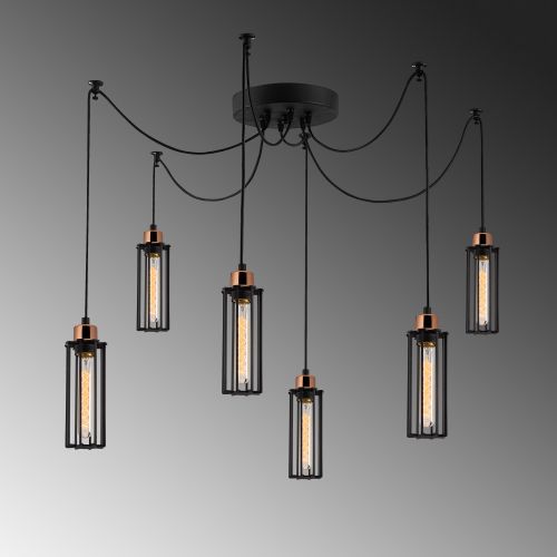 Likya - N-1010 Black Chandelier slika 6