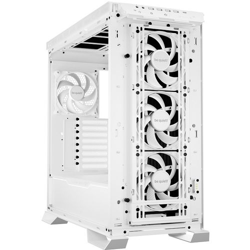 be quiet! BGW51 DARK BASE PRO 901 White, MB compatibility: E-ATX / XL-ATX / ATX / M-ATX / Mini-ITX, Three pre-installed be quiet! Silent Wings 4 140mm PWM fans, Ready for water cooling radiators up to 420mm slika 3