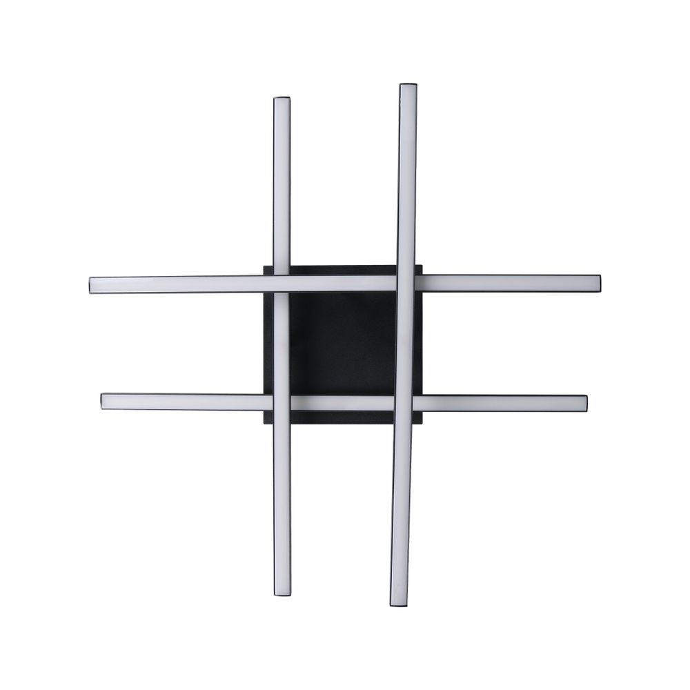 Eglo Lasana 3 Stropna/Zidna LED Lampa, 21W, Promjer 500mm, Aluminij/Crno-Bijela slika 6