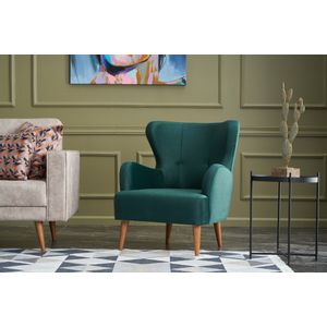 Karina - Petrol Green Petrol Green Wing Chair