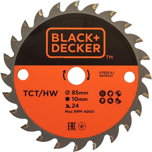 Black & Decker A7525 list za poteznu pilu tct 85 x 10  x 24   slika 1