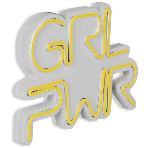 Wallity Ukrasna plastična LED rasvjeta, Girl Power - Yellow slika 7