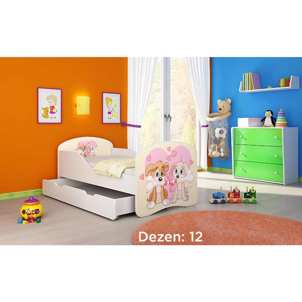 ACMA Dječiji krevet Acma I sa ladicom - 180x80cm - Dezen 12 slika 2