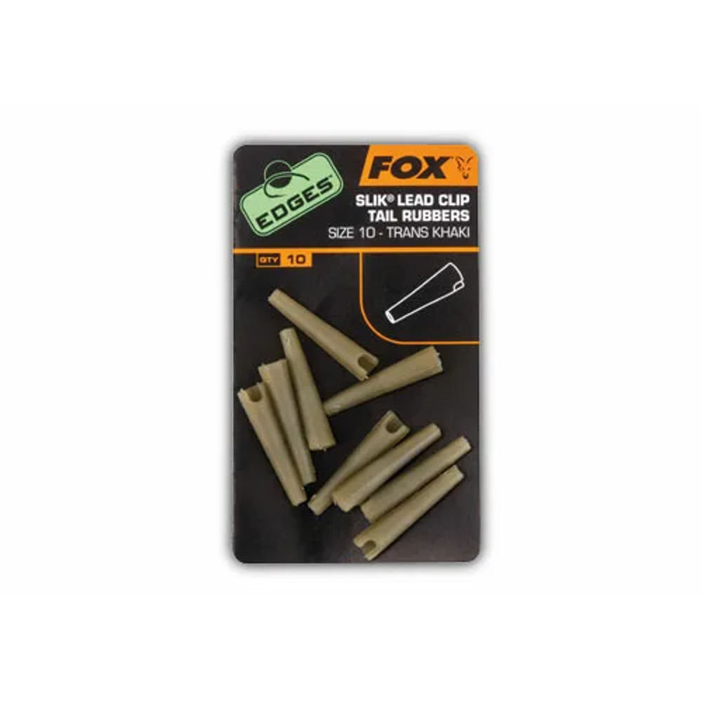 Fox EDGES™ Slik® Lead Clip Tail Rubber vel.10 (CAC480) slika 1