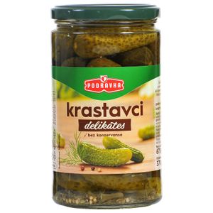 Podravka delikates krastavci staklenka 670 g