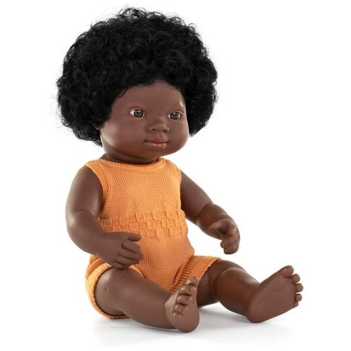 Miniland lutka African Girl 38 cm Colourful slika 1