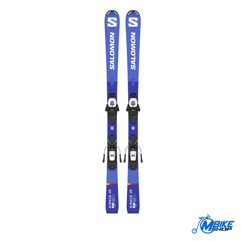 Salomon Skije L S/Race JR M Race Blue/White 140 + Vezovi L C GW J75 Black/White slika 1