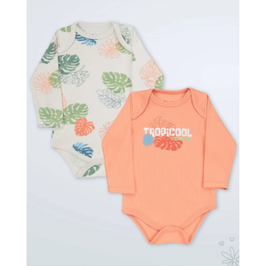 Miniworld Bodi za bebe Tropi Cool 2, 2kom