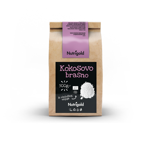 Nutrigold Kokosovo brašno - Organsko bez glutena 500g  slika 1