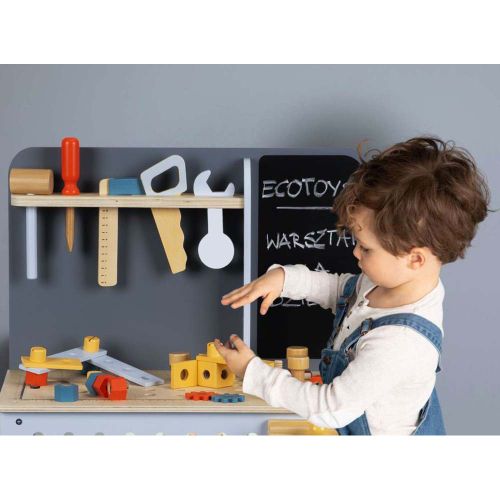 Ecotoys Stol za igru Mali Majstor od 47 elementa slika 3