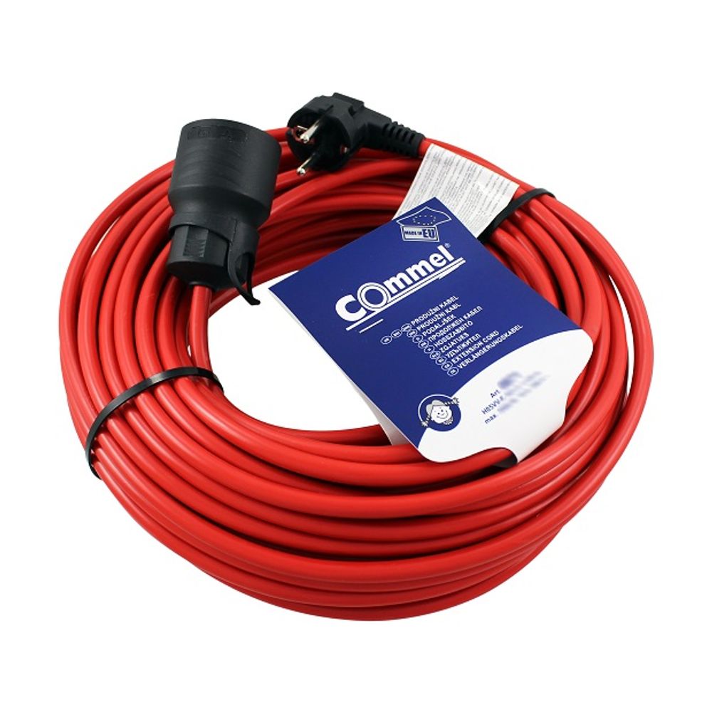 Commel Kabel Produžni 25 M Crveni 0872 slika 1