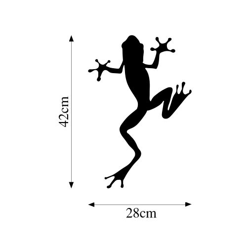 Wallity Metalna zidna dekoracija, Frog - 296 slika 6