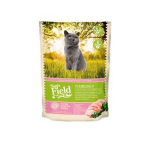 Sam's Field Mačka Sterilized s Piletinom, 400 g