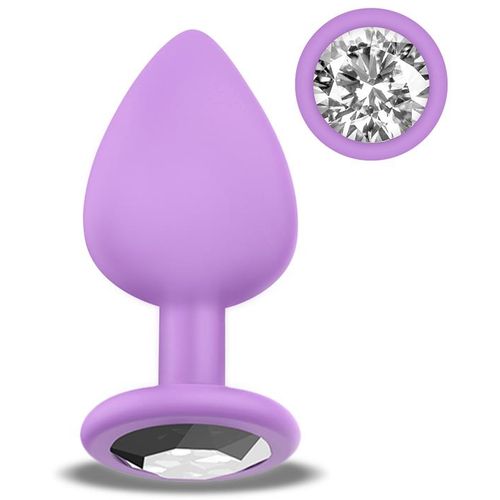 Afterdark Sparkly Butt Plug Lilac S slika 1