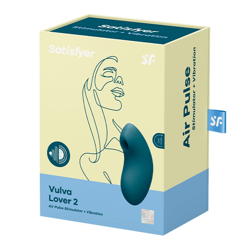 Vibrator Satisfyer Vulva Lover 2, plavi slika 6