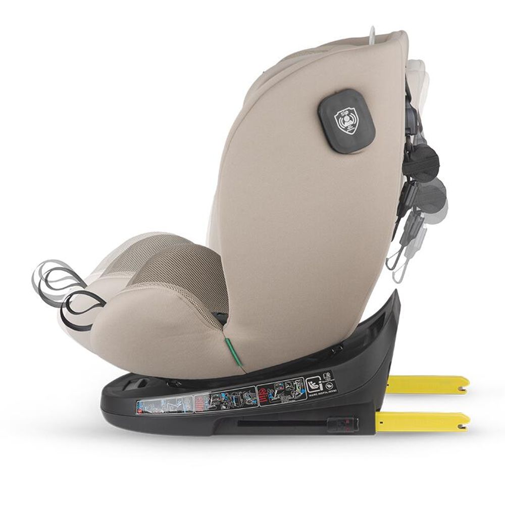 Coccolle® Autosjedalica Nova iSize 360° 40-150cm Isofix, Sand Beige slika 12