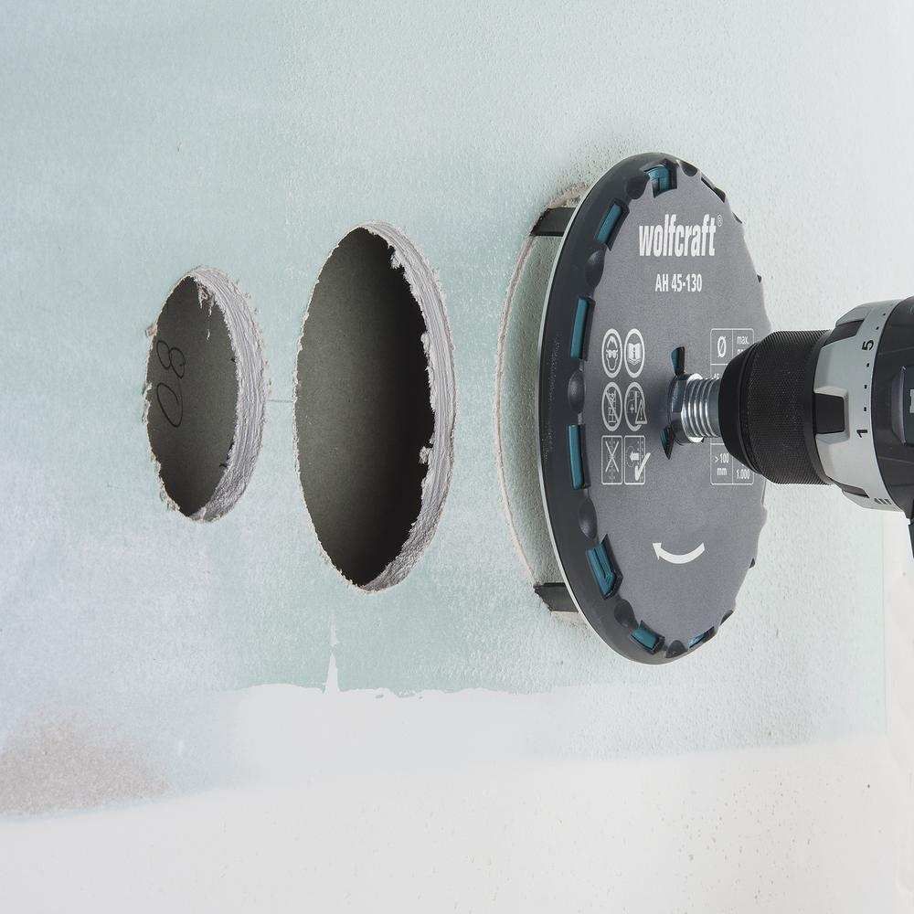 Wolfcraft Podesiva Krunska Pila Za Meko Drvo i Rigips fi 45 - 130 mm - 5978000 slika 7
