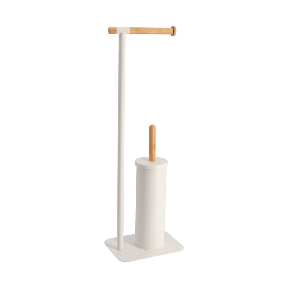 TENDANCE Samostojeći držač toalet papira sa WC četkom 22x16x69,5cm slika 1