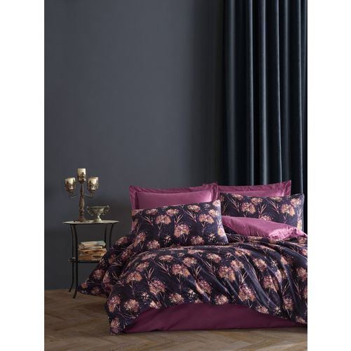 L'essential Maison Santino Damson Tamno Plavi Set Pokrivača za Dupli Krevet slika 1