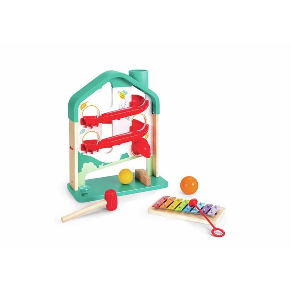Hape Edukativna kućica Melody Mansion Ball Run slika 2