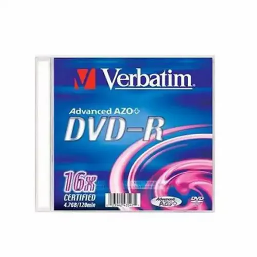 DVD-R Verbatim 16x kuitija slim slika 1