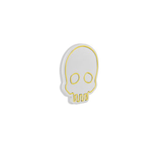 Wallity Ukrasna plastična LED rasvjeta, Skull - Yellow slika 7