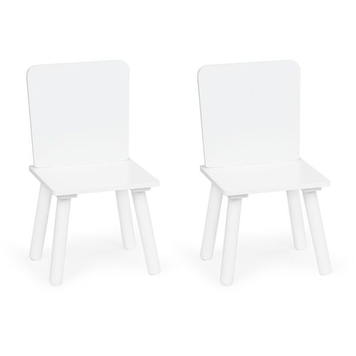 EcoToys WH135 bijeli set dječji stol sa stolicama 2 komada slika 7