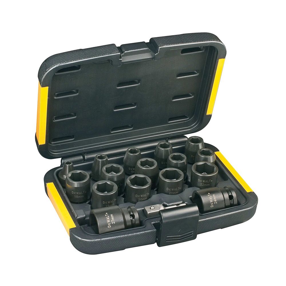 Dewalt set nasadnih ključeva 6-27mm+adapter DT7506 slika 1