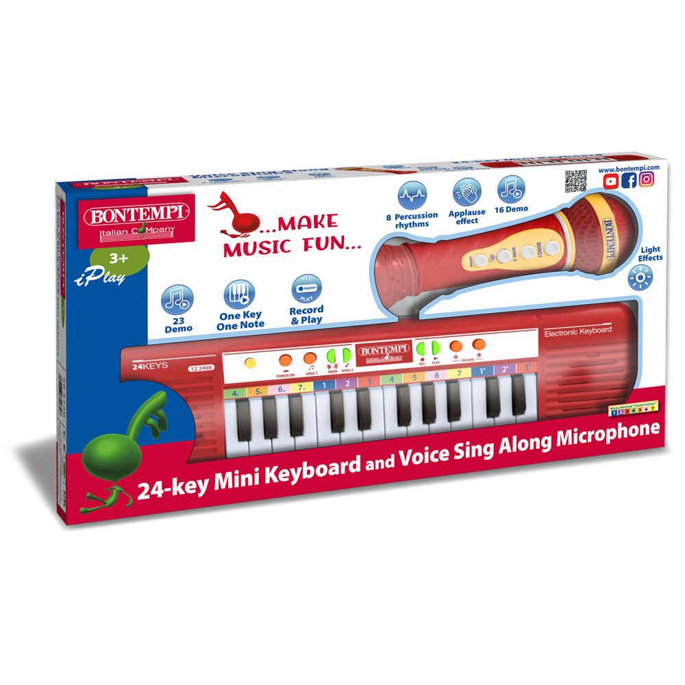 BONTEMPI Mini sintisajzer sa mikrofonom slika 3