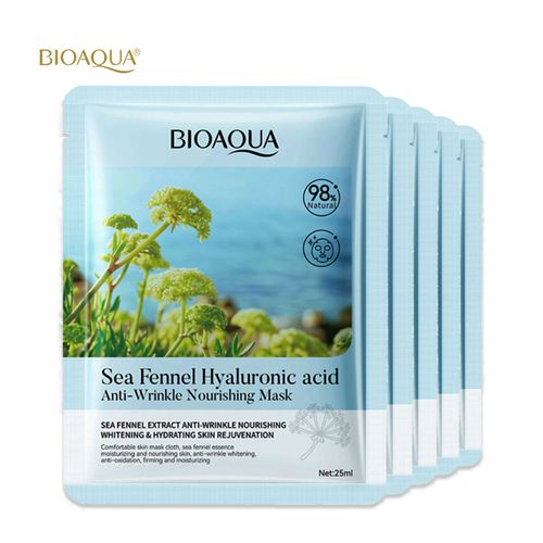 Bioaqua Hijaluron Sea Fennel morska Mirođija maska za lice 25g 5kom slika 1