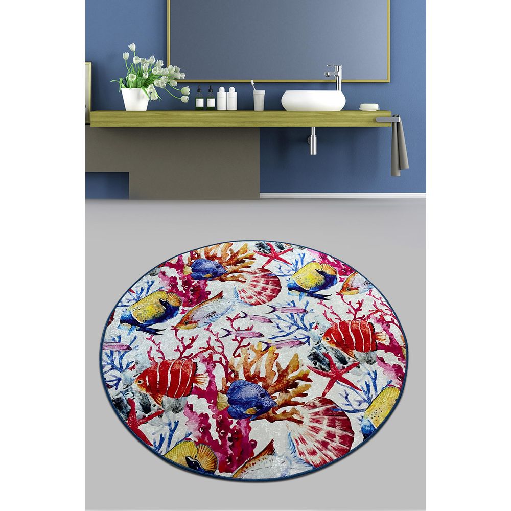 Šareni Kupatilski Tepih Under Djt (100 cm) slika 1