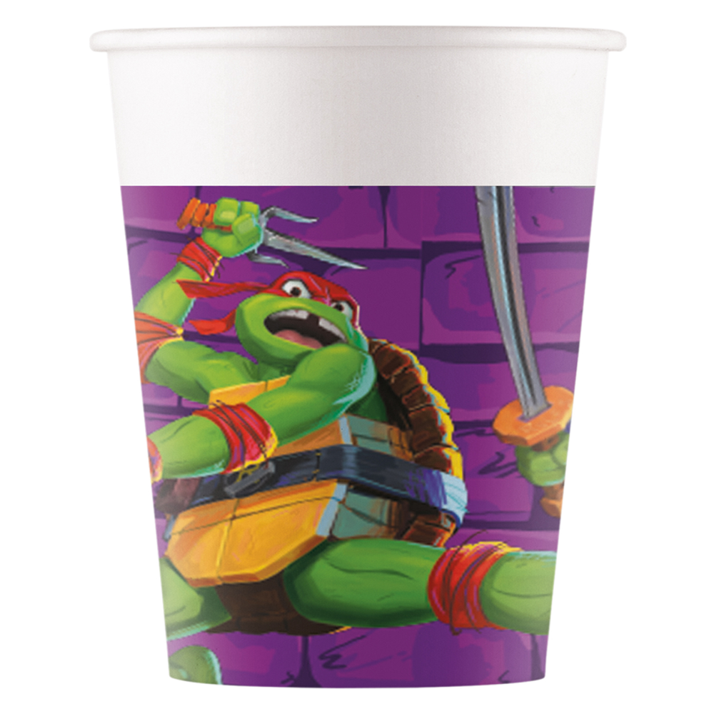 Papirne čaše Teenage Mutant Ninja Turtles, 200ml, 8 komada slika 1