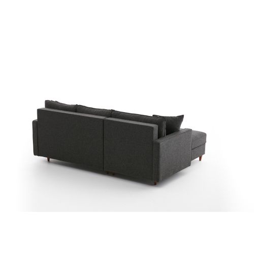 Atelier Del Sofa Kutna garnitura, Antracit, Eva Left - Anthracite slika 8