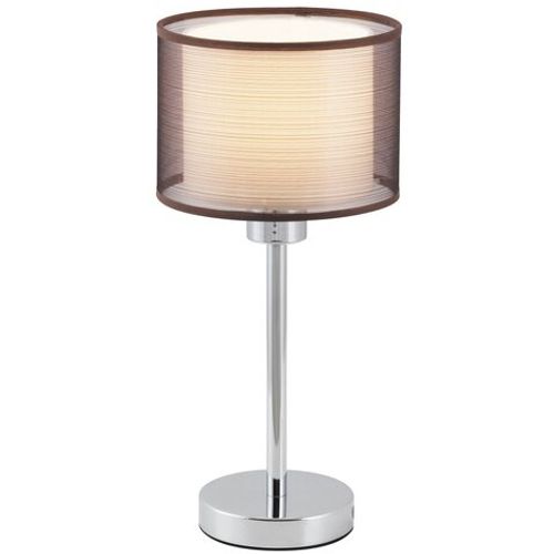 Rabalux Anastasia stona lampa E27 60W hrom/braon Moderna rasveta slika 2