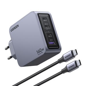 Ugreen Nexode Pro 160W 4-Port GaN USB punjač s uključenim USB-C kabelom od 1.5M 240W