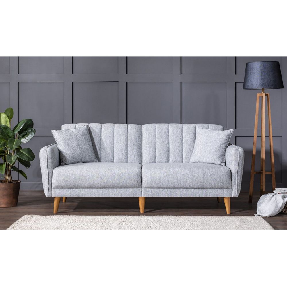 Trosjed-krevet Aqua-Grey u sivoj boji slika 2
