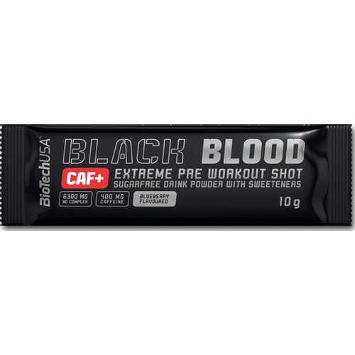 BioTech USA Black Blood + Caffeine 10 g Borovnica slika 1