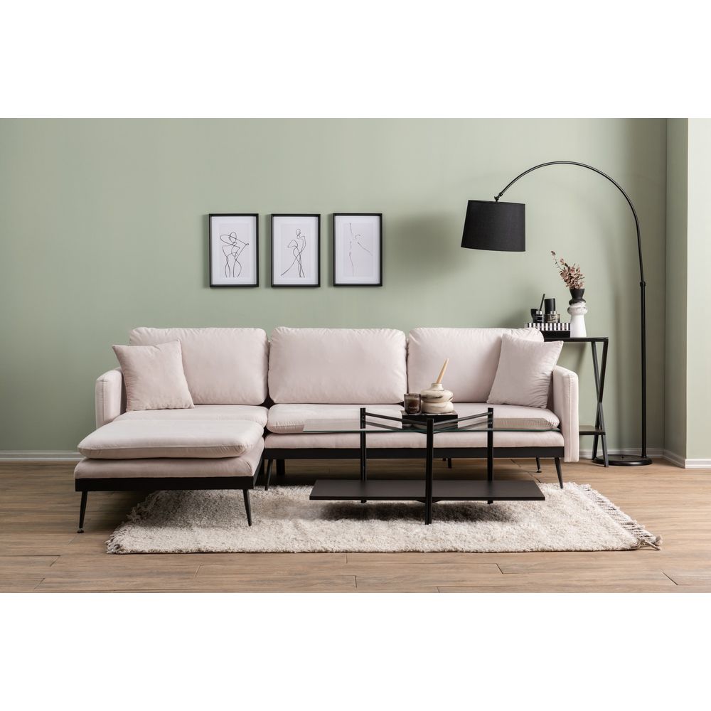 Reya - Ecru Ugaona Sofa slika 2