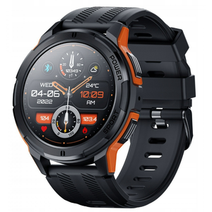 Oukitel BT10 Smart Watch Sport Rugged 410mAh/Heart rate/SpO2/Accelerometer/crno narandzasti